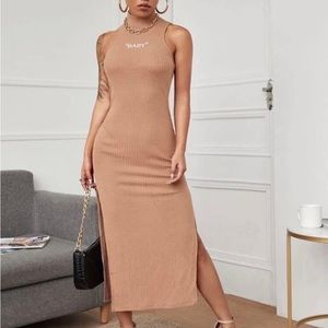 Shein Dress, Tan, size medium